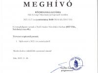 Meghívó közmeghallgatásra