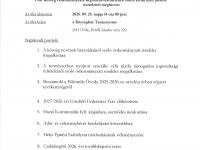 Meghívó Képviselő-testületi ülésre (2026.09.28)
